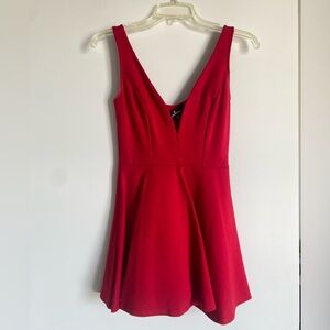Lulus Red Sleeveless Mini Dress